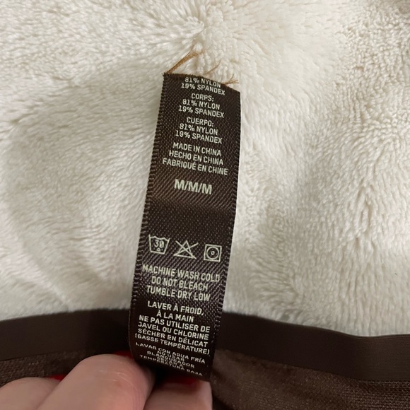 NWOT Skims Mesh Thong Briefs & Mesh Tube Top Adjustable Straps Size M Brown - Picture 7 of 9